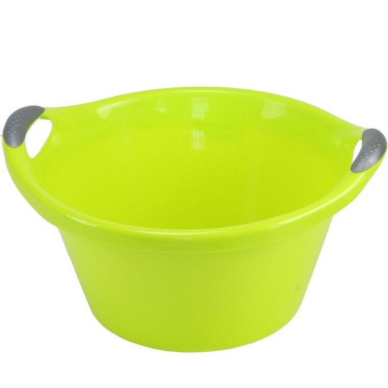 Lighean cu maner, Jotta, 15L verde