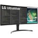 Monitor curbat LED VA LG 35", UltraWide QHD, DisplayPort, 100Hz, FreeSync, Vesa, Negru, 35WN75C-B