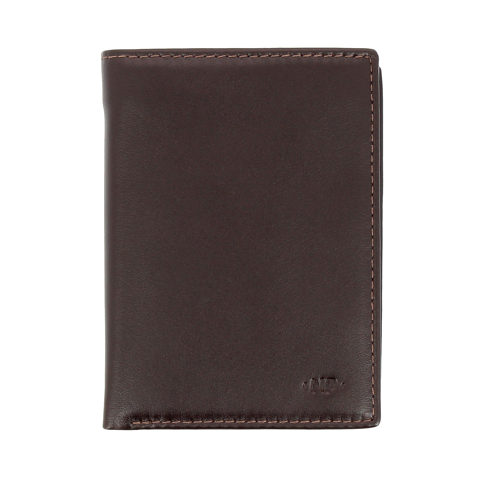 Portofel, DuDu, 620-4714-03, Piele, Maro inchis, 9.2 x 12.9 x 2 cm