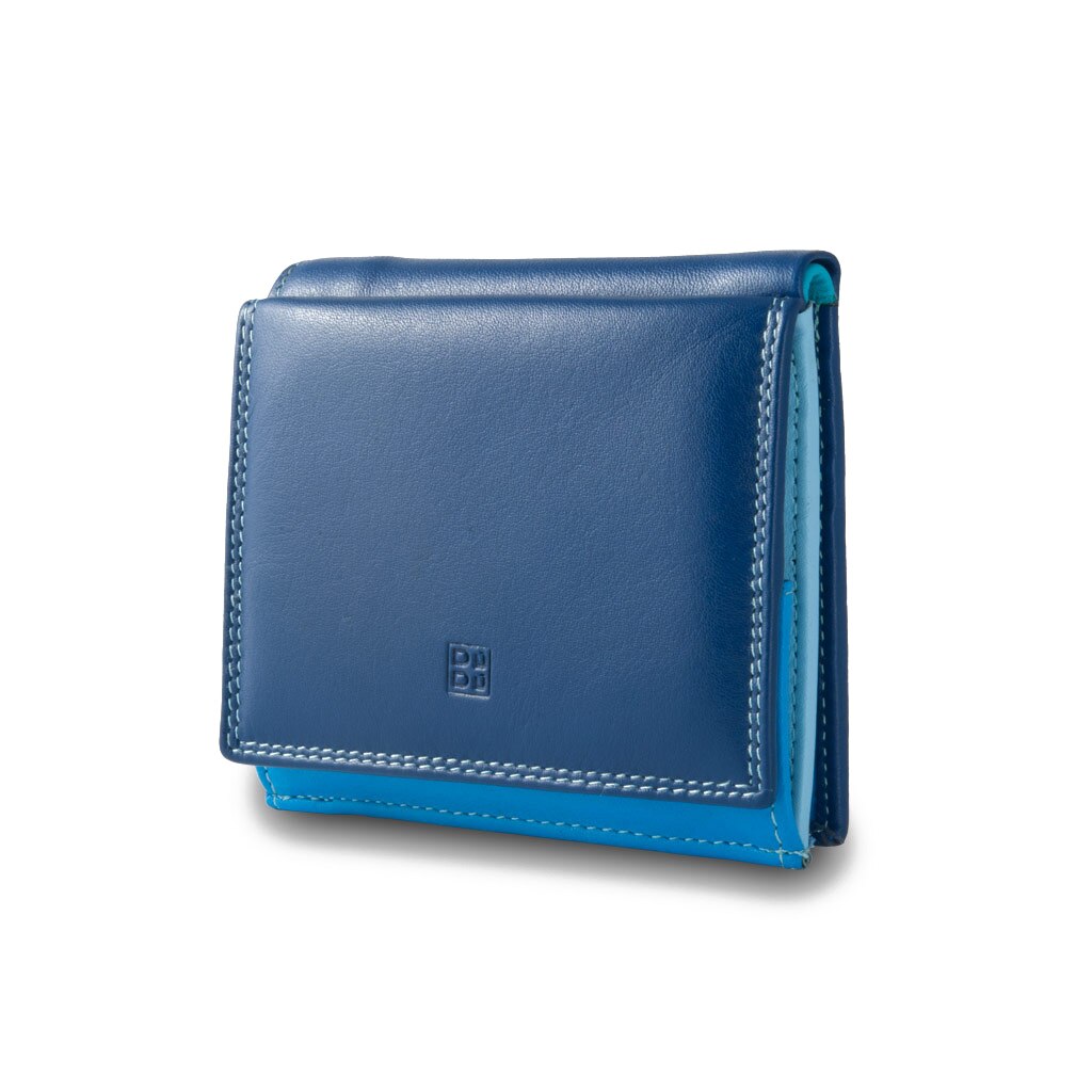 Portofel, DuDu, 534-216-14, Piele, Albastru, 9.5 x 10 x 2.3 cm
