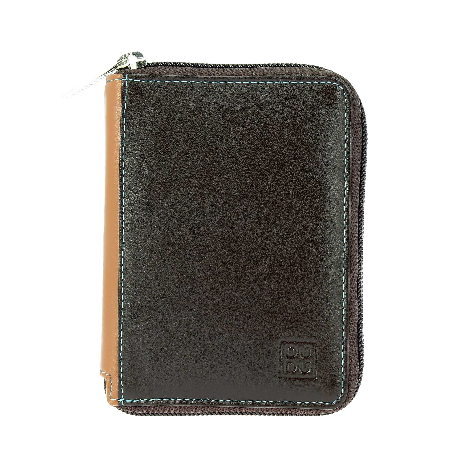 Portofel, DuDu, 534-1232-03, Piele, Maro inchis, 10.5 x 14.5 x 2.2 cm