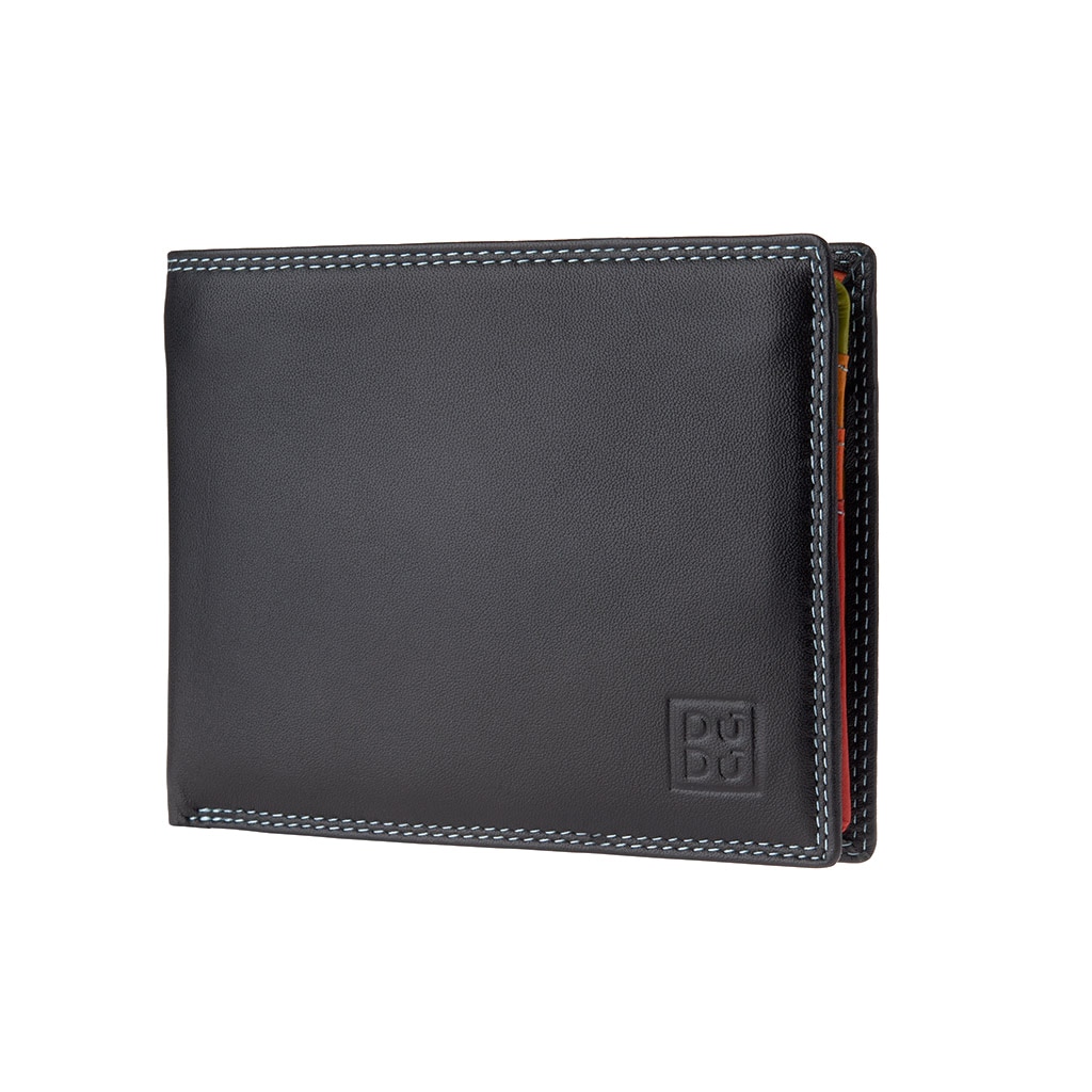 Portofel, DuDu, 534-473-01, Piele, Negru, 12.6 x 9.7 x 3 cm