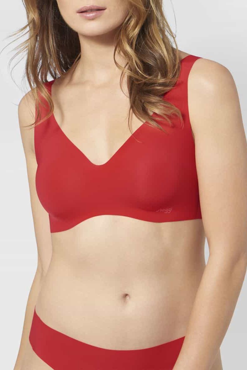 Bustiera, Sloggi Zero Feel Bralette EX, Rosu