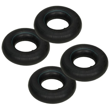 Set de 4 tuburi interioare pentru roti de carucioare, vidaXL, Cauciuc, 3.00-4 (260 x 85 mm) Negru Set de 4 tuburi interioare pentru roti de carucioare, vidaXL, Cauciuc, 3.00-4 (260 x 85 mm) Negru