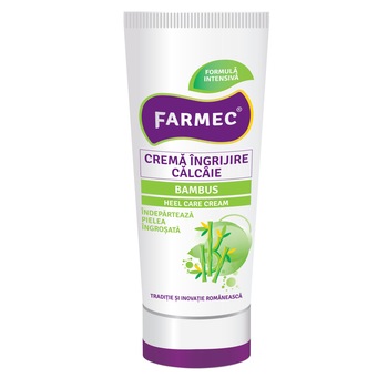 Crema pentru ingrijirea calcaielor Farmec cu bambus, 100 ml Crema pentru ingrijirea calcaielor Farmec cu bambus, 100 ml