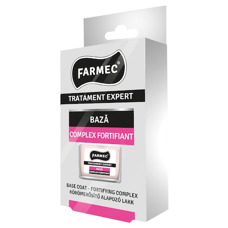 Tratament pentru unghii Farmec expert, baza complex fortifiant, 11ml