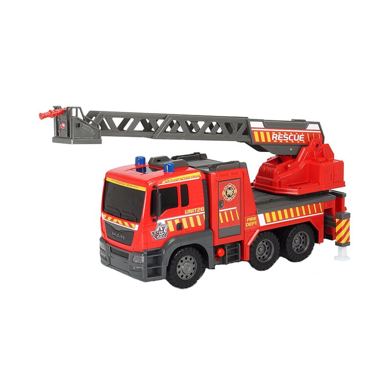 Camion de pompieri Dickie Toys cu pompa de aer, lumini si sunete