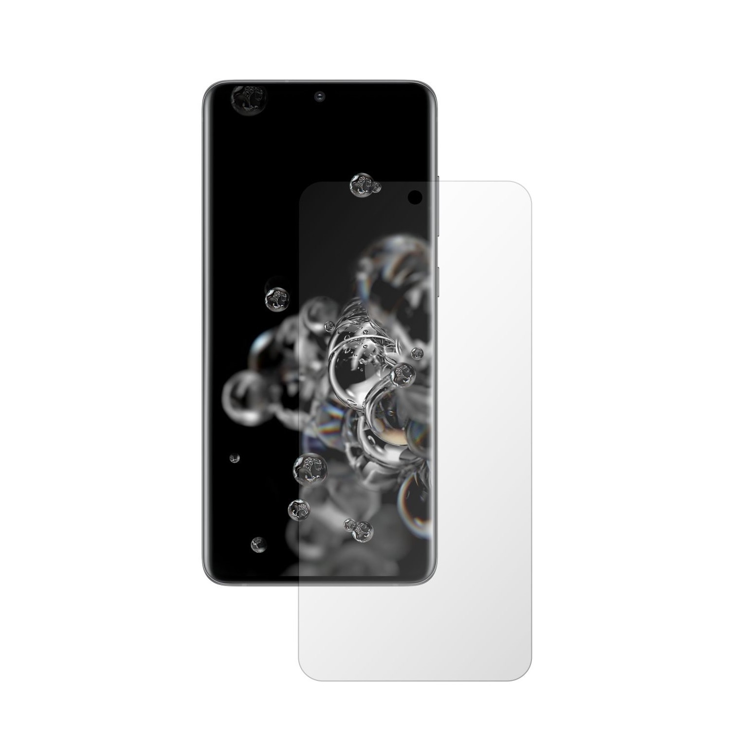 Set 2X Folie Protectie Ecran Invisible Skinz HD pentru Samsung Galaxy S20 Ultra,(5G) - Folie Siliconica Ultra-Clear cu Acoperire Totala, Adeziva si Flexibila