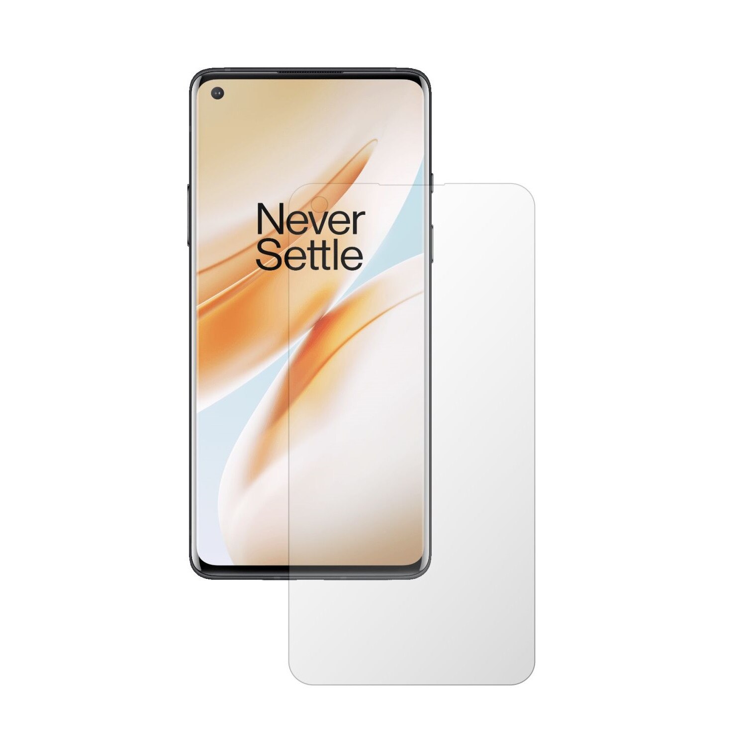 Set 2X Folie Protectie Ecran Invisible Skinz HD pentru OnePlus 8 - Folie Siliconica Ultra-Clear cu Acoperire Totala, Adeziva si Flexibila