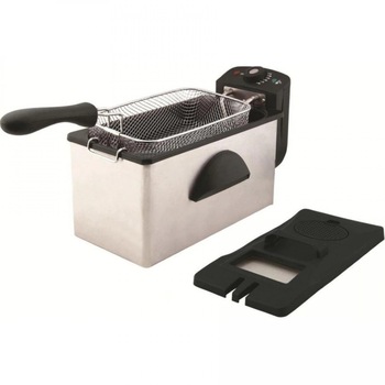 Friteuza Electra EDF-2020SS, 2 litri, 2000W, Interior email, Termostat reglabil, Inox Friteuza Electra EDF-2020SS, 2 litri, 2000W, Interior email, Termostat reglabil, Inox