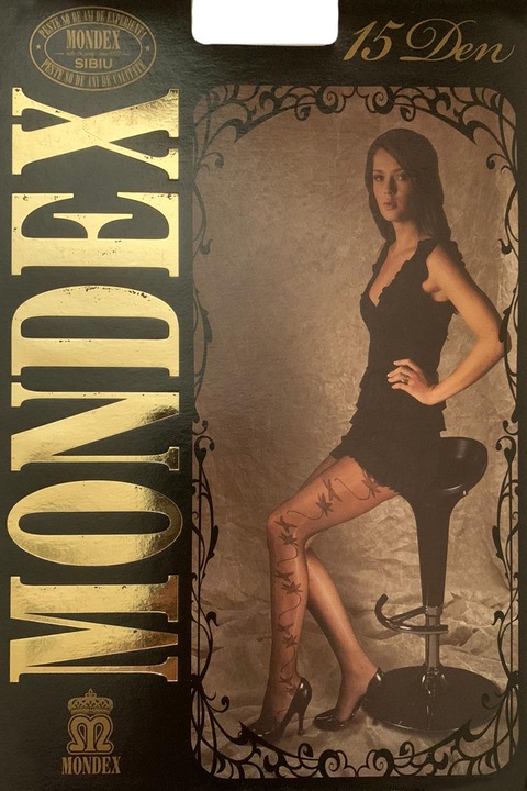 Dres dama Mondex, 15 den, model 34, Gri antracit