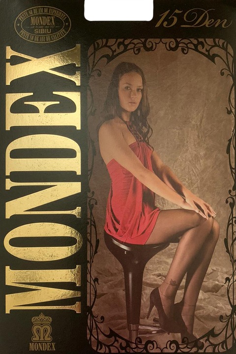 Dres dama Mondex, 15 den, model 35, Gri