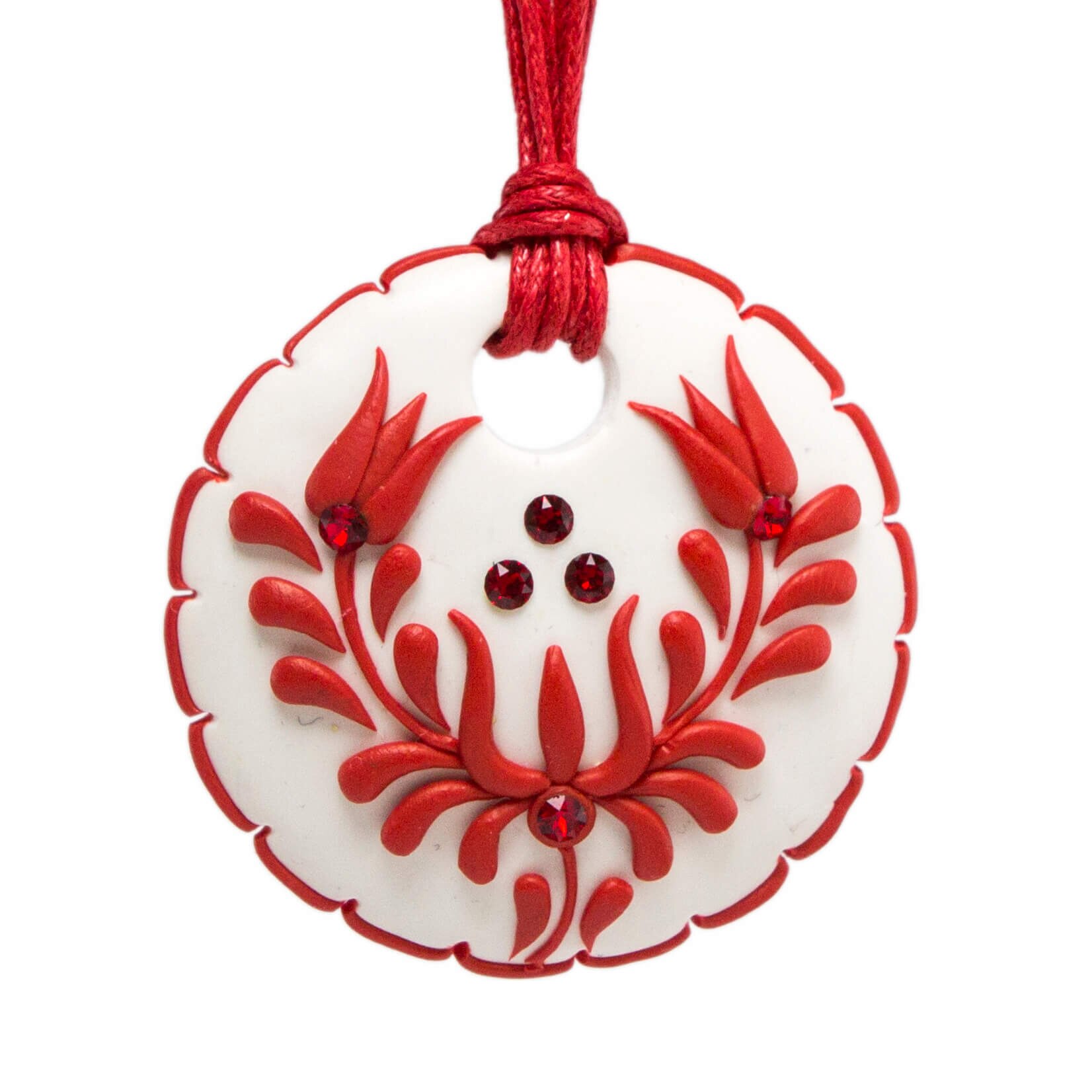 Colier cu cristale, Miidefloriart - model 92