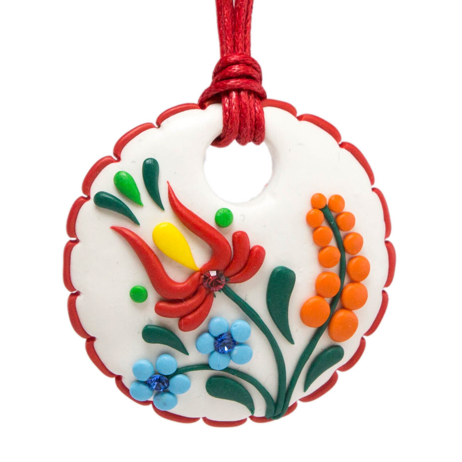 Colier cu cristale, Miidefloriart - model 88