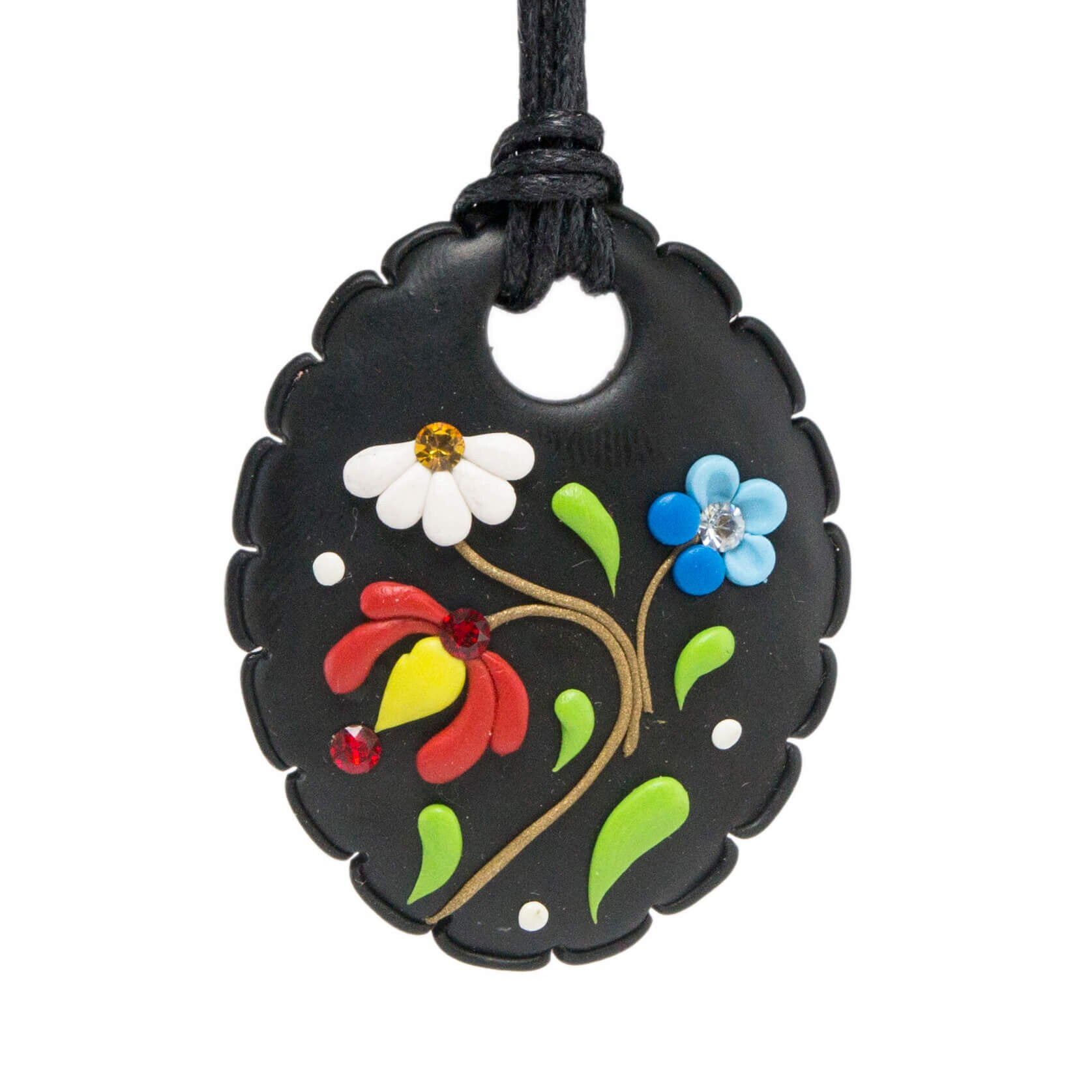 Colier cu cristale, Miidefloriart - model 85