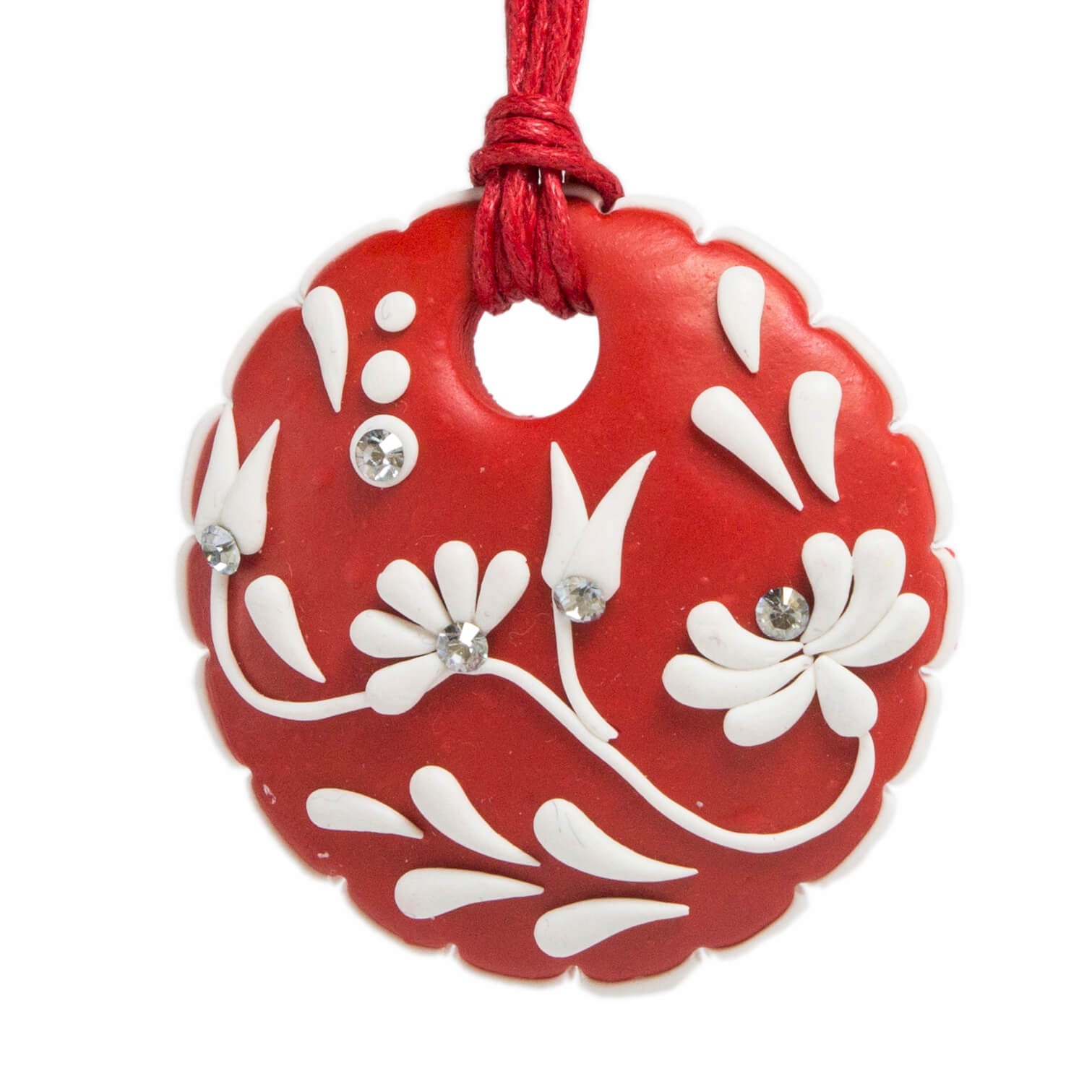 Colier cu cristale, Miidefloriart - model 83