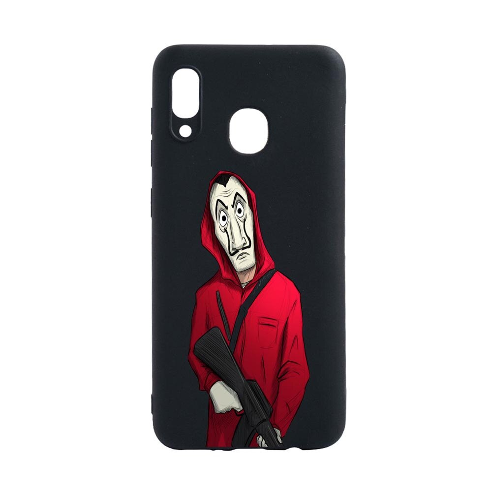 Husa Samsung Galaxy A30, La Casa De Papel, rezistenta la uzura, anti-alunecare, din silicon Premium, B395