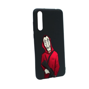 Husa Samsung Galaxy A50 / A50s, La Casa De Papel, rezistenta la uzura, anti-alunecare, din silicon Premium, B395 Husa Samsung Galaxy A50 / A50s, La Casa De Papel, rezistenta la uzura, anti-alunecare, din silicon Premium, B395