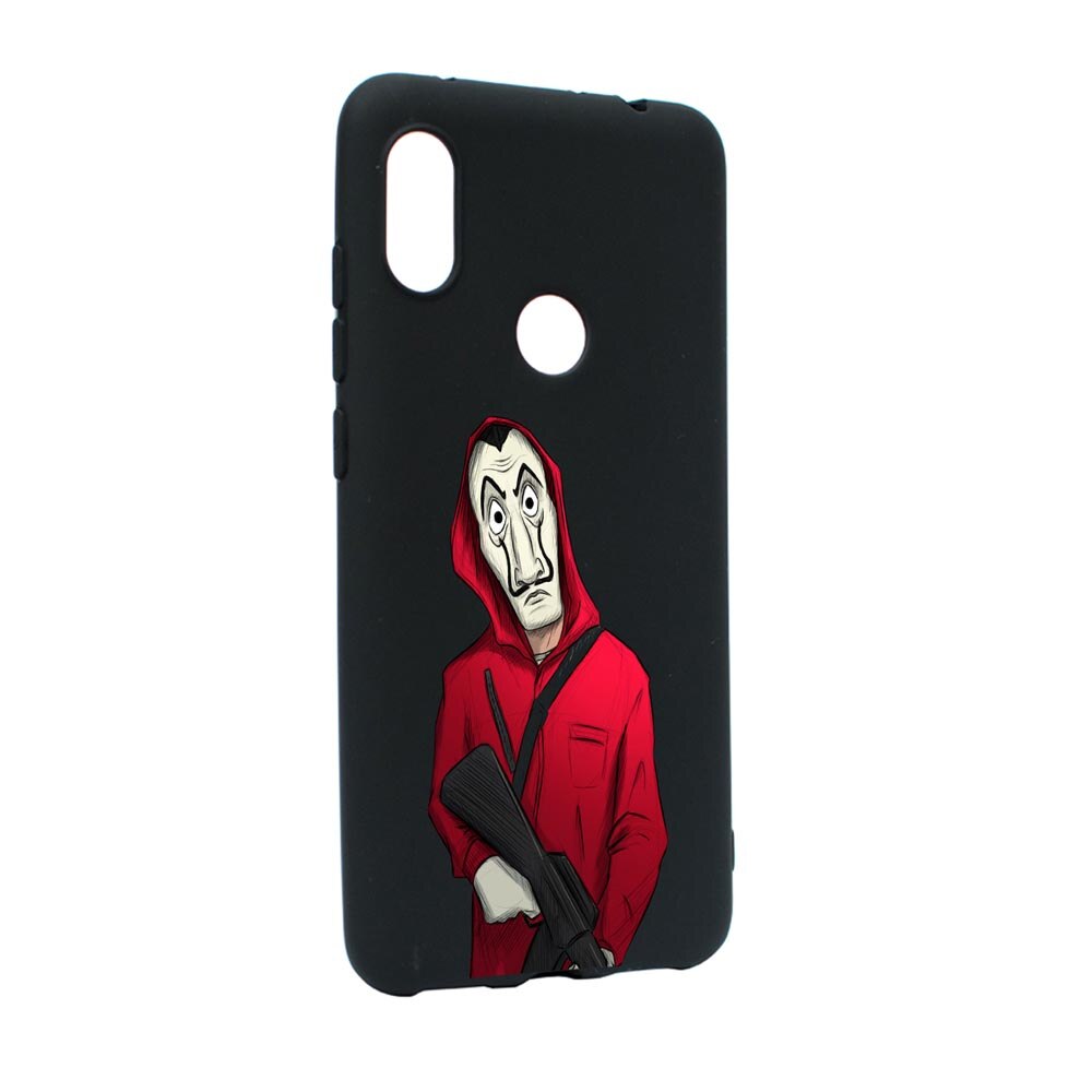 Husa Huawei Y6 2019, La Casa De Papel, rezistenta la uzura, anti-alunecare, din silicon Premium, B395