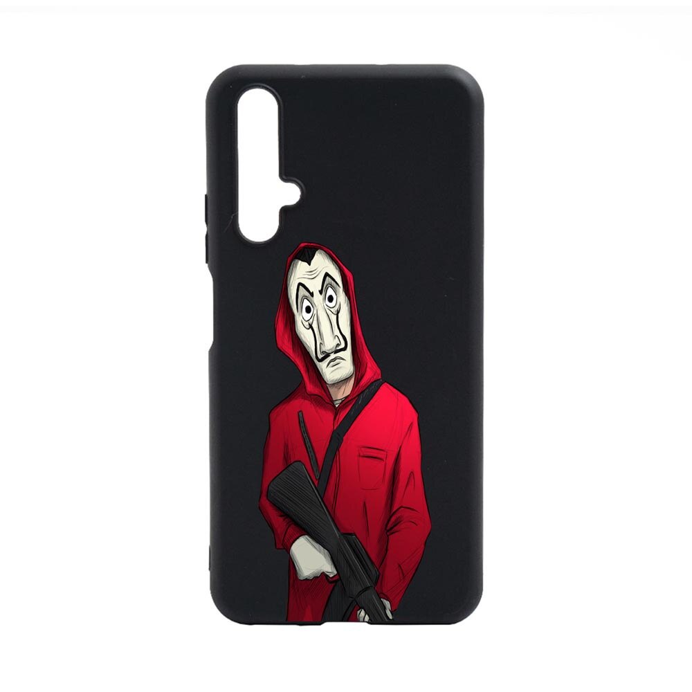 Husa Huawei Honor 20, La Casa De Papel, rezistenta la uzura, anti-alunecare, din silicon Premium, B395