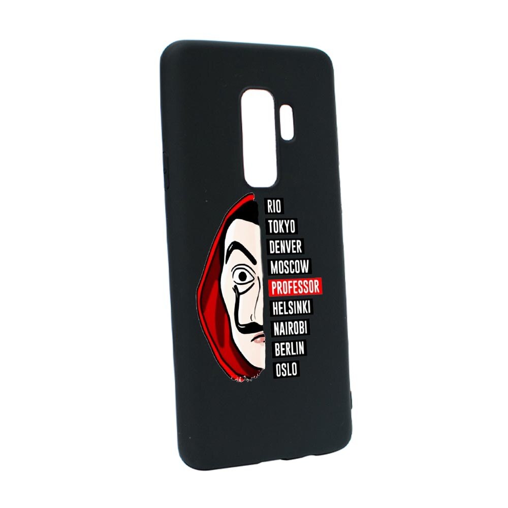 Husa Xiaomi Redmi Note 8 Pro, La Casa De Papel, rezistenta la uzura, anti-alunecare, din silicon Premium, B302