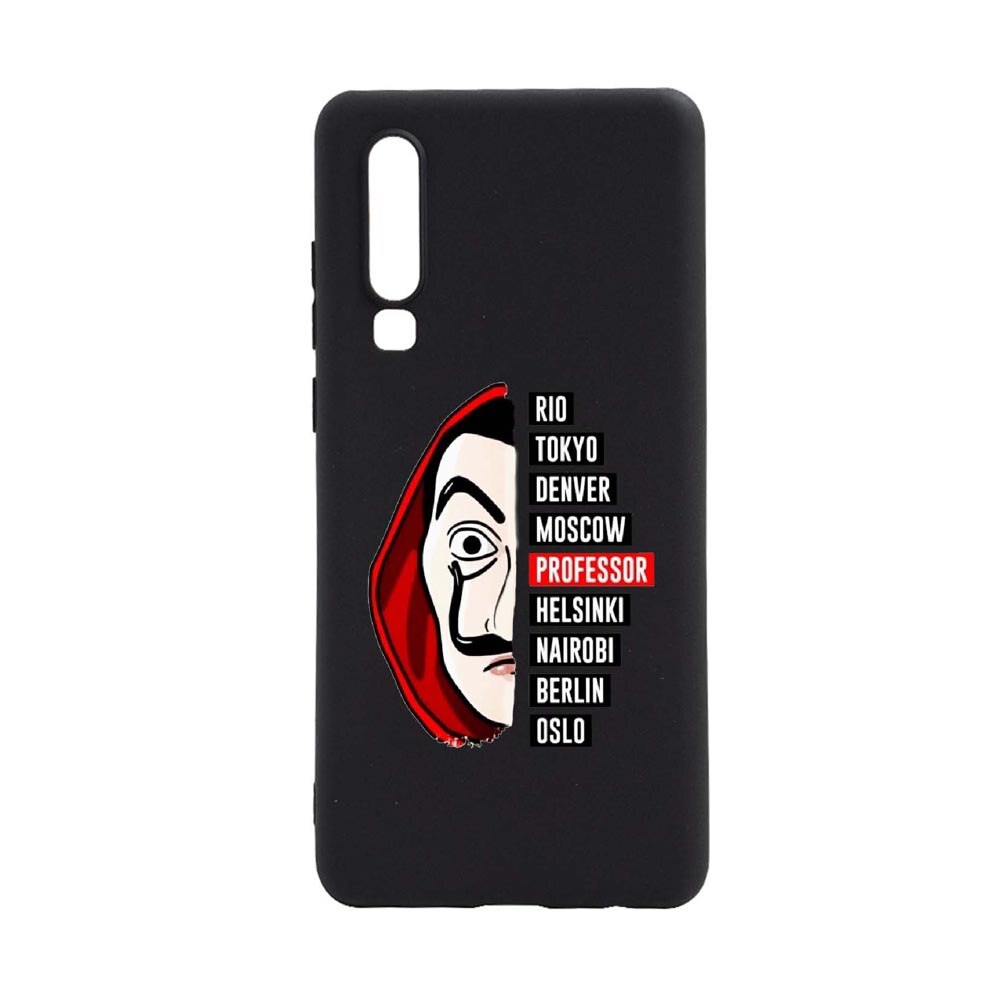 Husa Samsung Galaxy A7 2018, La Casa De Papel, rezistenta la uzura, anti-alunecare, din silicon Premium, B302