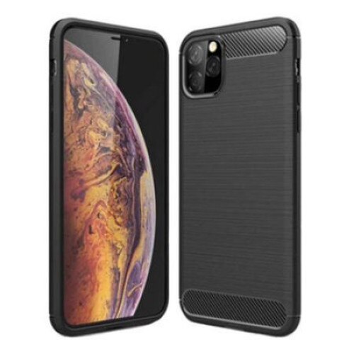 Husa de protectie Soho pentru iPhone 11 Pro Max, carbon, Negru