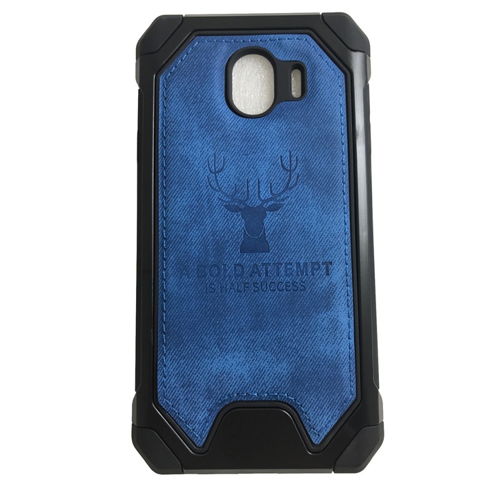 Husa compatibila cu Samsung Galaxy J4 2018 Carcasa cu Protectie Deer Albastru