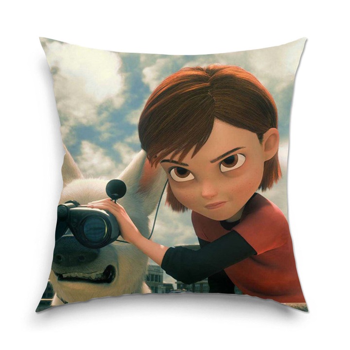 Perna Decorativa Copii, Art Kids, Penny Bolt Movie, Decoratiuni pentru Casa, 40 x 40 cm