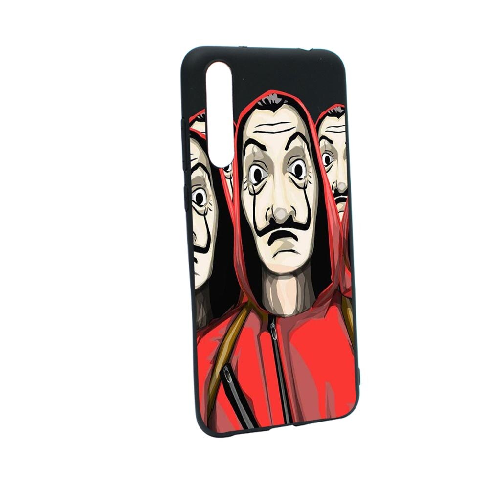 Husa Silicon La Casa de Papel, compatibila cu Sony Xperia 10 III, rezistenta la uzura, anti-alunecare, B390