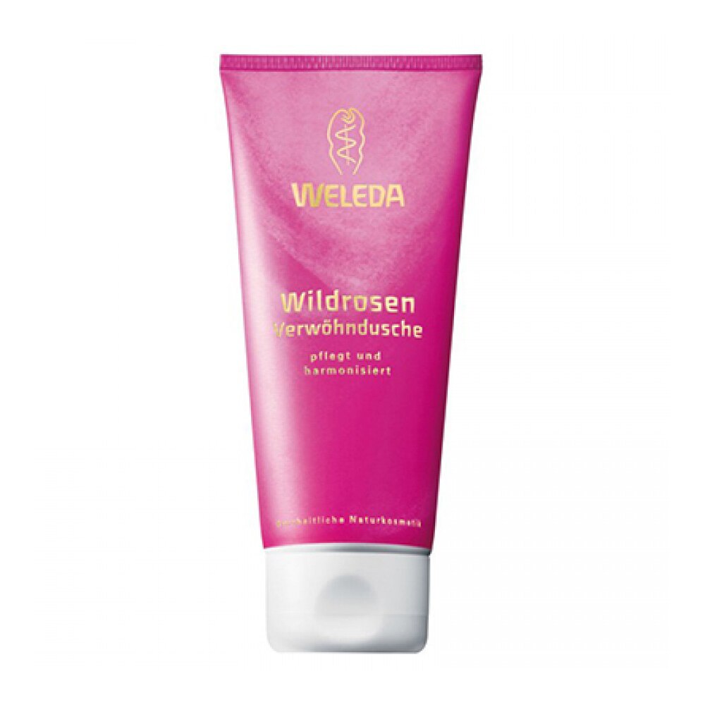 Lotiune de dus Weleda cu trandafir salbatic, 200 ml