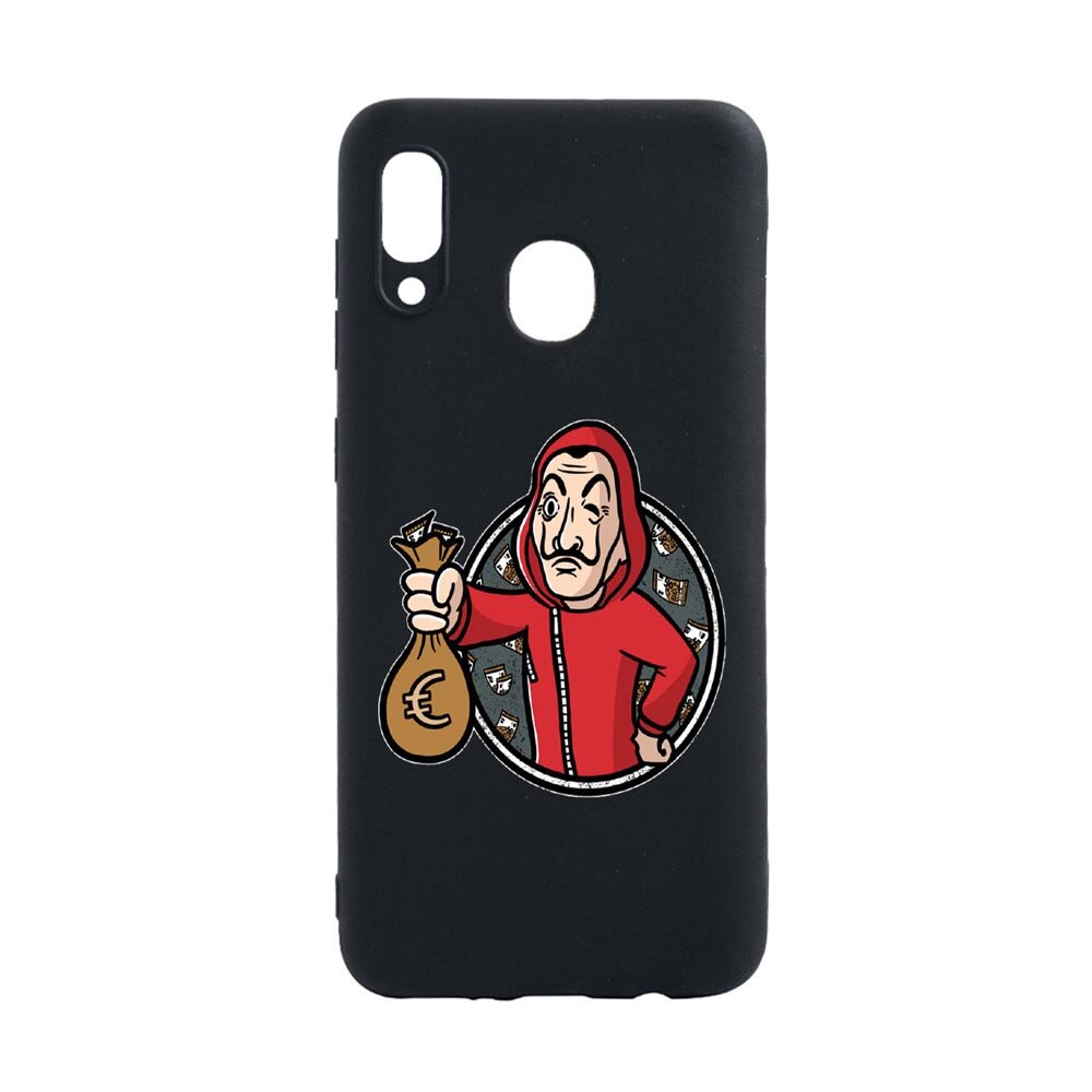 Husa Samsung Galaxy A20, La Casa De Papel, Money, rezistenta la uzura, anti-alunecare, din silicon Premium, B700