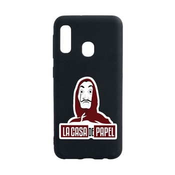 Husa Samsung Galaxy A20E, La Casa De Papel, Movie, rezistenta la uzura, anti-alunecare, din silicon Premium, B719 Husa Samsung Galaxy A20E, La Casa De Papel, Movie, rezistenta la uzura, anti-alunecare, din silicon Premium, B719