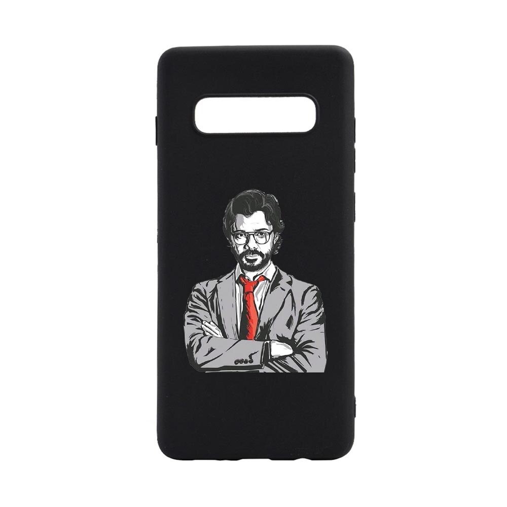 Husa Samsung Galaxy S10 Plus, La Casa De Papel, Movie, rezistenta la uzura, anti-alunecare, din silicon Premium, B712