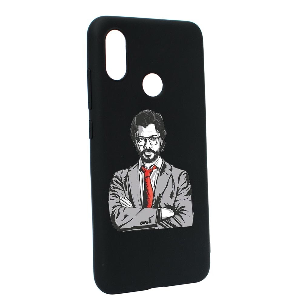 Husa Xiaomi Mi 8, La Casa De Papel, Movie, rezistenta la uzura, anti-alunecare, din silicon Premium, B712