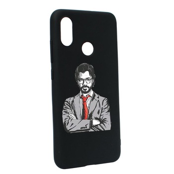 Husa Xiaomi Mi A2 Lite / Redmi 6 Pro, La Casa De Papel, Movie, rezistenta la uzura, anti-alunecare, din silicon Premium, B712 Husa Xiaomi Mi A2 Lite / Redmi 6 Pro, La Casa De Papel, Movie, rezistenta la uzura, anti-alunecare, din silicon Premium, B712