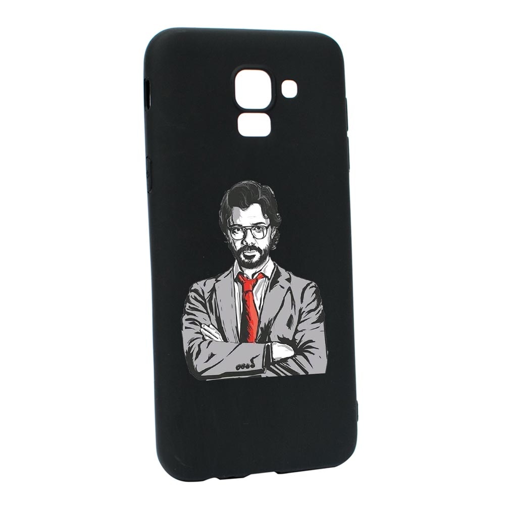 Husa Samsung Galaxy J6 2018, La Casa De Papel, Movie, rezistenta la uzura, anti-alunecare, din silicon Premium, B712