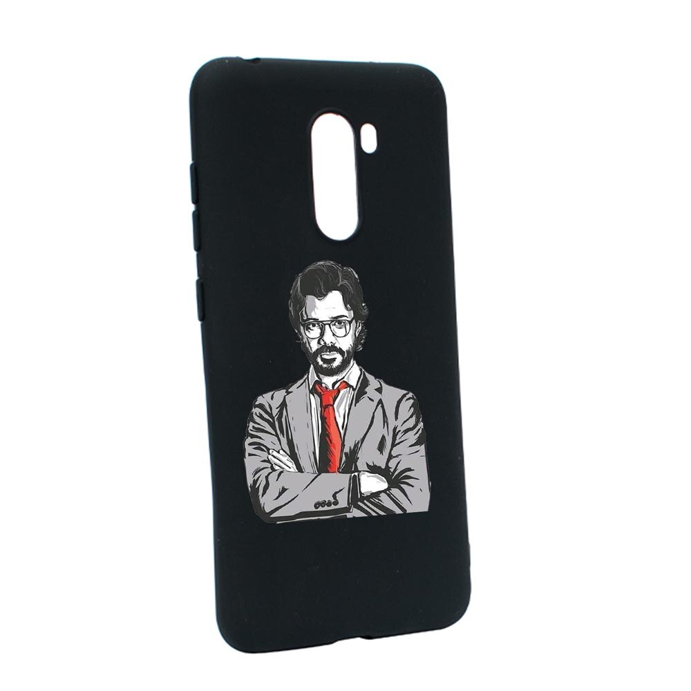Husa Xiaomi PocoPhone F1, La Casa De Papel, Movie, rezistenta la uzura, anti-alunecare, din silicon Premium, B712