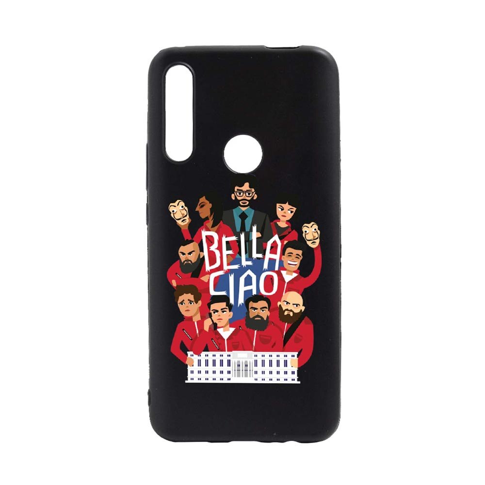 Husa Huawei Y7 2019, La Casa De Papel, Bella Ciao, rezistenta la uzura, anti-alunecare, din silicon Premium, B718