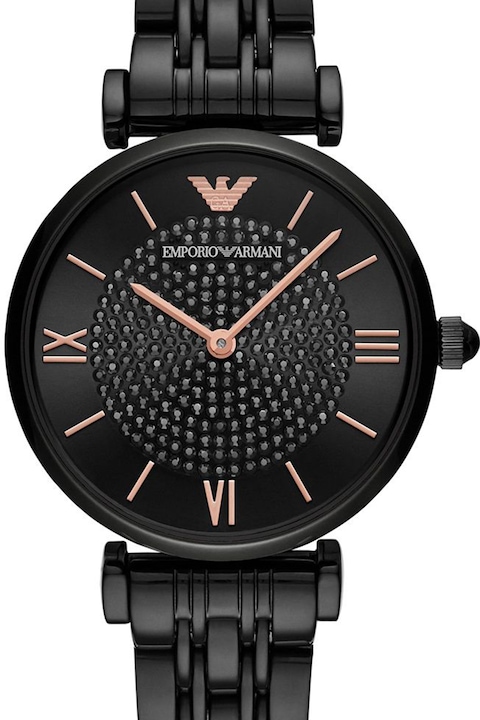 Emporio Armani, Ceas de otel inoxidabil, Gri hematit