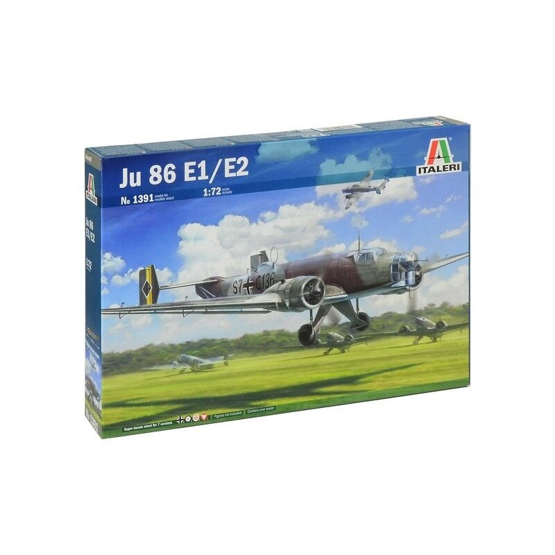 Macheta aeromodele Italeri Junkers Ju 86 E1/E2 1:72 ITA 1391