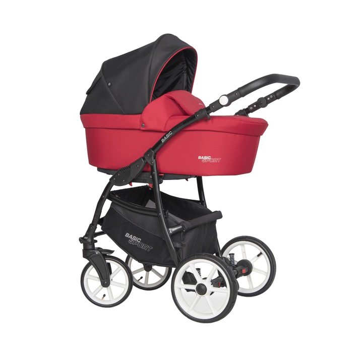 Carucior 3 in 1 RIKO Basic Sport, Race Red
