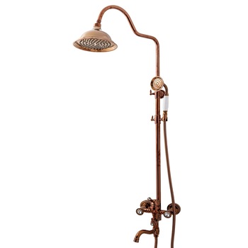 Coloana de dus TRENDY S, cu trei functii , rose , montare cabina dus Coloana de dus TRENDY S, cu trei functii , rose , montare cabina dus