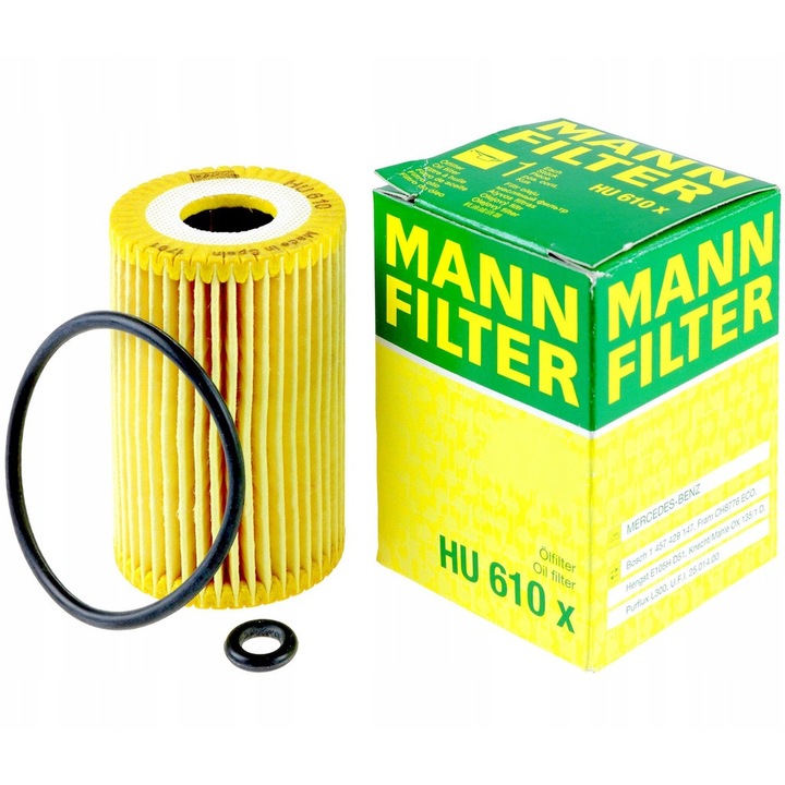 Filtru de ulei, Mann, HU610X, Mercedes A-Class W168