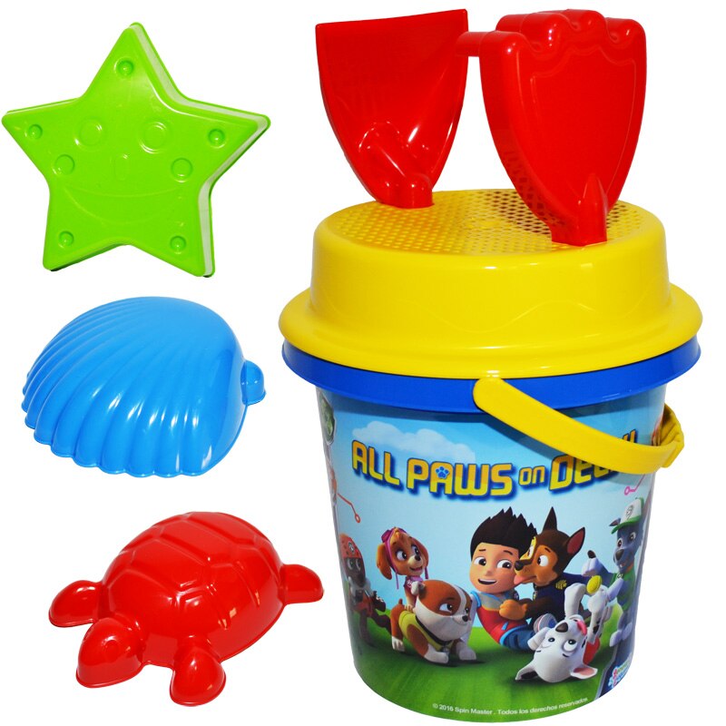 Galetusa pentru nisip castel cu accesorii PAW PATROL , 17 cm , Robentoys