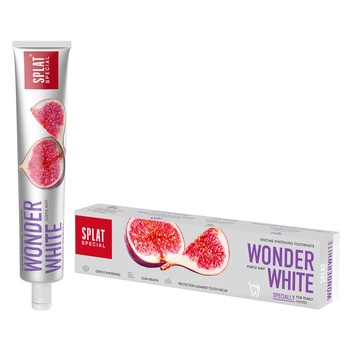 Pasta de dinti cu enzime pentru albire, Wonder White, Splat, 75 ml Pasta de dinti cu enzime pentru albire, Wonder White, Splat, 75 ml