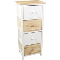 dulap 4 sertare quasarampco lemn 34 x 24 x 785 cm alb-bej imagen 13_2_
0