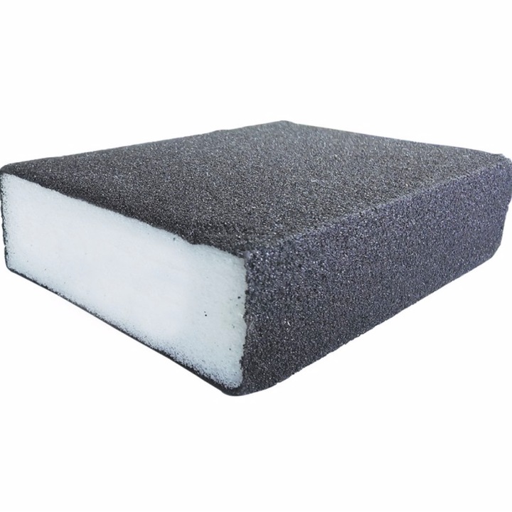 Csiszolószivacs 4 felület, 100 x 70 x 25 mm, granulátum 80 g