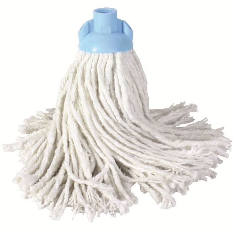 Rezerva mop bumbac Coloris, alb-albastru