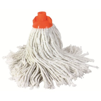 Rezerva mop bumbac Coloris, alb-rosu Rezerva mop bumbac Coloris, alb-rosu